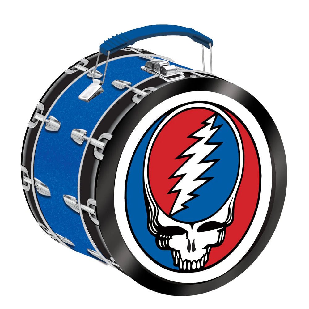 GRATEFUL DEAD グレイトフルデッド (結成 60周年 ) - Drum Shaped Fun Box / Tin Tote / バッグ - PGS